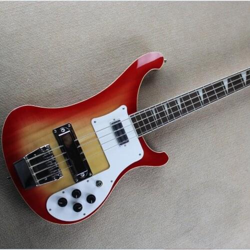 4 string Rickenback 4003 fireglo electric bass cherry red finish 4 strings Ricken bass Free Shipping Bass