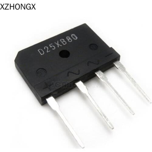 5pcs/D25XB60 D25SB60 D25XB80 D25SB80 ZIP-4