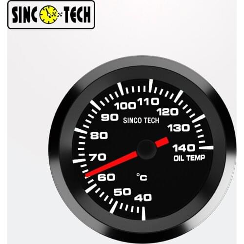 2" 52mm White-Color LCD Oil Temperature Gauge high Speed Stepper Motor Gauges