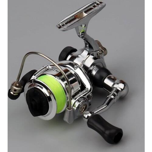 EMMROD Mini100 Spinning Fishing Reel 2+1BB 4.3:1 Metal Spool Wheel Alloy Fishing Tackle Spinning Reel pesca Small Ice Reel