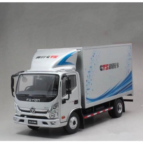 Collectible Alloy Toy Model Gift 1:24 Foton Ollin CTS Delivery Van Truck Vehicles DieCast Toy Model For Display, Decoration