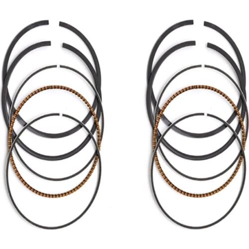 2pcs Motorcycle Cylinder Bore Size 62mm Piston Rings Kit For Kawasaki ZZR250 EX250 GPZ250 GPX250 KLE250 ZZR EX GPZ GPX KLE 250
