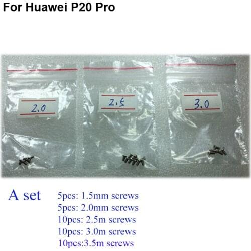 40PCS a set Silver Screw For Huawei P20 Pro mainboard motherboard Cover Screws Repair Parts For Huawei P 20 Pro P20pro