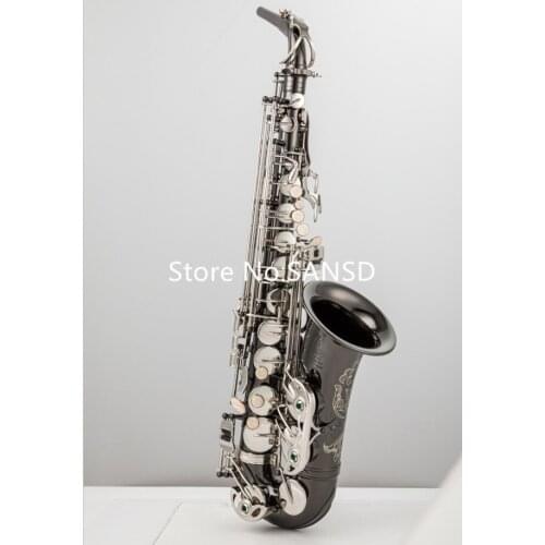 New Arrival JUPITER Alto Saxophone Eb Tune Black nickel-plated body Professional musical instrument With Case Accessories