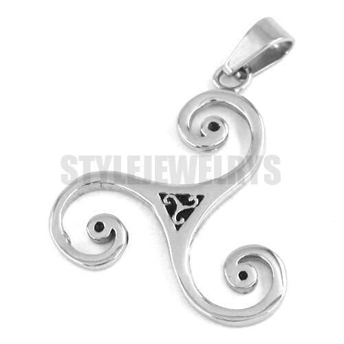 Wholesale Fashion Claddagh Pendant Stainless Steel Jewelry Classic Motor Biker Women Pendant SWP0191