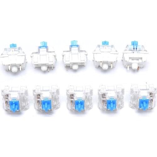 10Pcs Original Cherry MX Mechanical Keyboard Switch Axis Shaft Switch RGB blue
