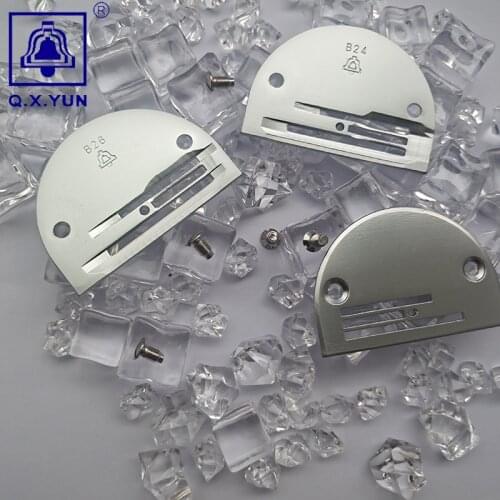 Q X YUN 2PCS/1bag Industrial Sewing Machine Parts B14-B24-B30-B33 Throat Plate Single needle Lockstitch Sewing Machine