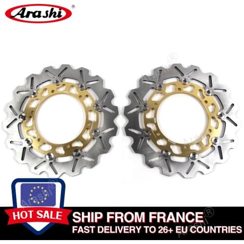 Ship from EU Arashi Front Brake Disc Rotor For YAMAHA TDM 900 2002-2014 / FZS FAZER 1000 2001-2005 / YZF1000R THUNDERACE 96-00