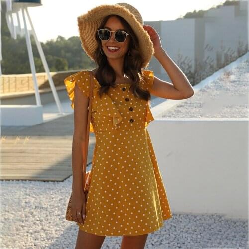 Shine.cecilia Yellow Summer Dresses