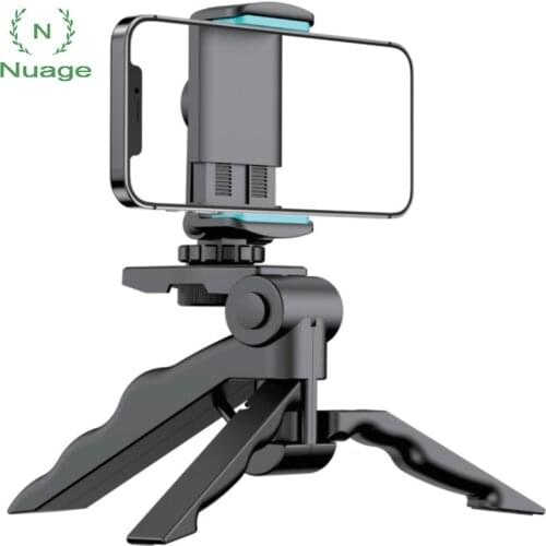 Phone Foldable Tripod Portable Tripod Rotation Desktop Phone Stand Holder For Gopro IPhone Samsung Xiaomi Huawei SmartPhone