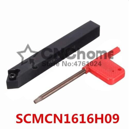 SCMCN1616H09 16*16mm Metal Lathe Cutting Tools Lathe Machine CNC Turning Tools External Turning Tool Holder S-Type SCMCN