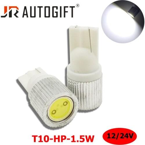 100PCS T10 W5W LED car interior light COB marker lamp 12V 24V 168 194 501 Car Side Wedge parking bulb auto for lada car styling