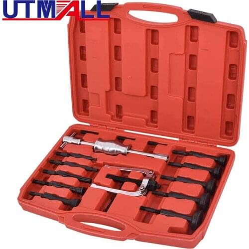 16PCS Blind Hole Pilot Slide Hammer Internal Bearing Extractor Puller Tool Kit