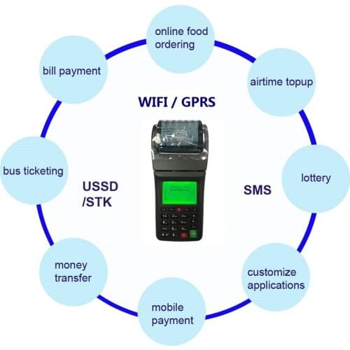 58mm Arabic / Persian supported POS Wireless WIFI GPRS Food Order Printer
