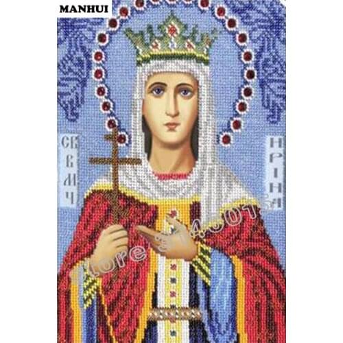 DIY Diamond Painting Spuare Rhinestone Decorative Paintings Diamond Embroidery Mosaic Cross Stitch Holy mother BEF160