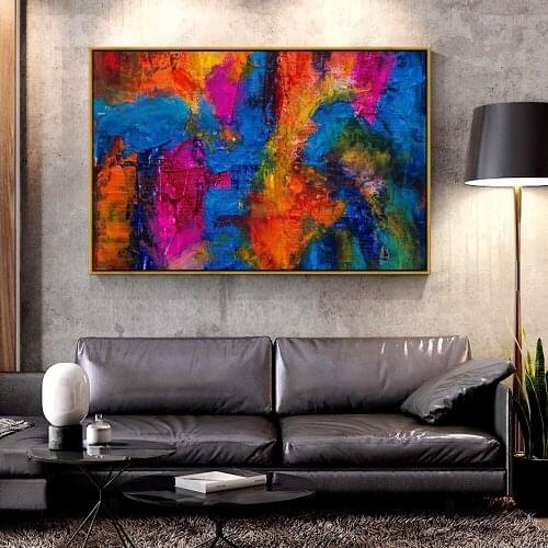 Artcozy Oil Canvas Painting paint_stains_canvas For Home Decoration Wall Art