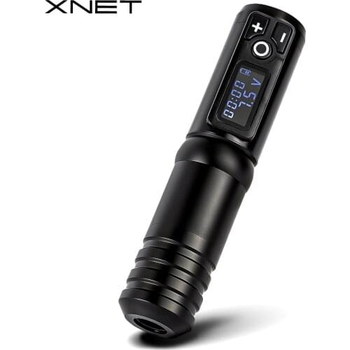 XNET Flash Wireless Tattoo Pen Machine Battery Portable Coreless Motor Digital LED Display Fast Charging for Artist Body