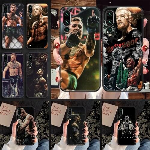 Boxing Conor McGregor Phone case For Huawei P Mate P10 P20 P30 P40 10 20 Smart Z Pro Lite 2019 black soft shell tpu bumper