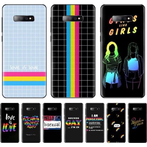 Gay Lesbian LGBT pansexual PRIDE Phone Case For Samsung galaxy S 7 8 9 10 20 edge A 6 10 20 30 50 51 70 note 10 plus