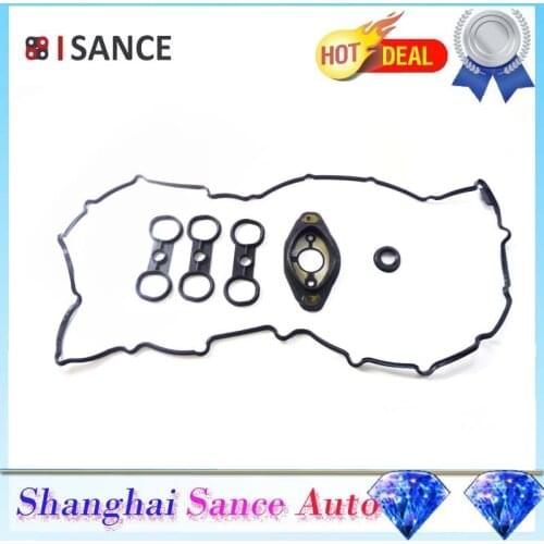 ISANCE Engine Valve Cover Camshaft Adjuster Gasket Seal & 15 Bolt Seals For E60 E70 E82 E83 E90 X3 X5 Z4 128i 328i 528i 328xi
