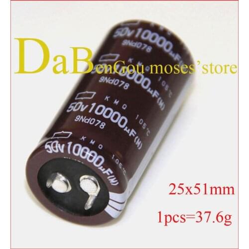 50v 10000uf Capacitors 100% Original New NCC Audio Electrolytic Capacitor Radial 25x50mm +/- 20% Capacitance