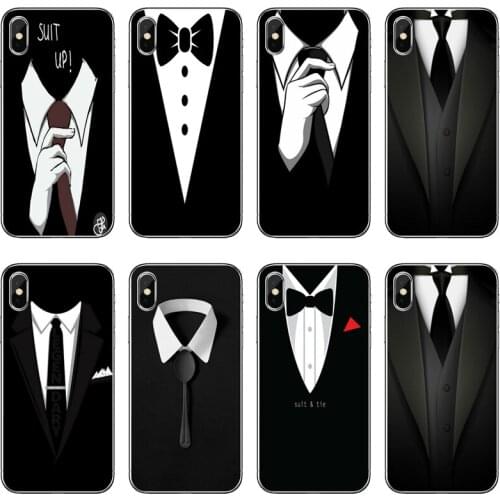 Man Suit Shirt Tie Accessories Phone Case For Huawei Honor 20 10i 9X 10 Lite 8S 8C 8X 7C 7X 7A 6C Pro 6 6A 6X 5C V10