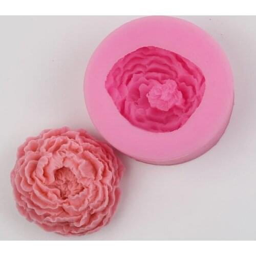 New 3D flower silicone mold cake decoration candy mold resin soap mold cake decorating silicone candle candy clay model