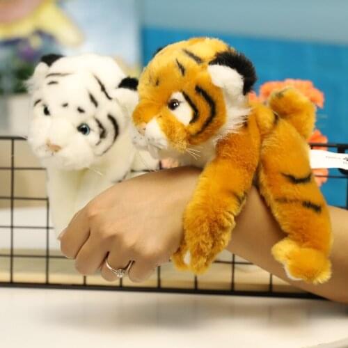 2020 New arrival Zoo tiger plush toy yoga tiger doll simulation Siberian tiger bracelet childrens birthday gift