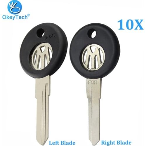 OkeyTech 10pcs/lot for VW Key Shell HU49 Blade White LED Light For VW MK2 MK3 Golf GTI 8V 16V Jetta GLI Golf Caddy Rallye Jetta