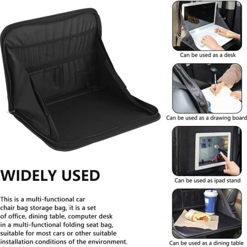 Car Back Seat Storage Car Seat Organizer Car Gadget Car Back Seat Storage Compartment Holder Tray Bag Laptop Holder Multi-Pocket