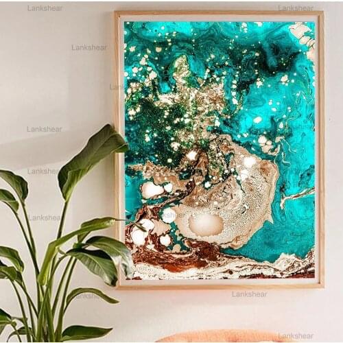 Geometry Stone Pattern Nordic Poster Agate Wall Art On Canvas Painting Posters Pictures Home Living Room Home Decoration Prints