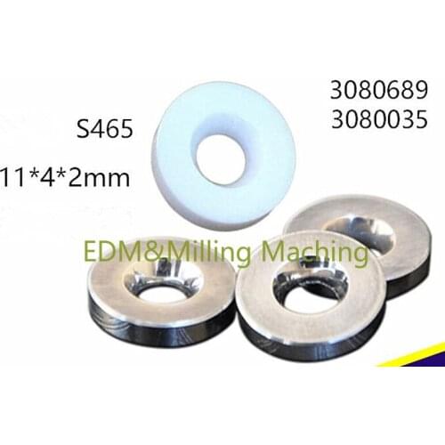 Wire EDM Machine Part S465 Tungsten Steel Ceramic Cut Line Blade 3080689 3080035 11x4x2mm For CNC Sodick AWT Machine Service