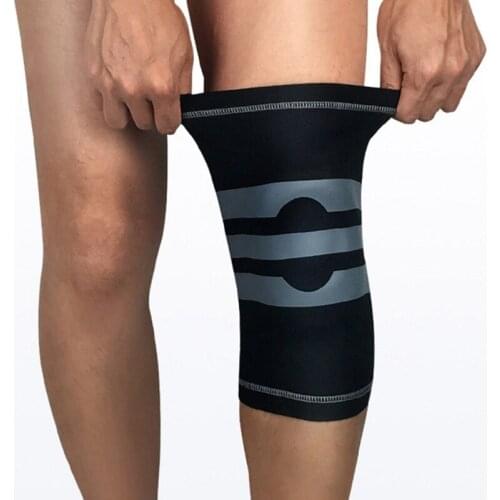 1pc Spring Support Silicon Padded Knee Pad Support Brace Meniscus Patella Protector Sports Safety Protection Volleyball Kneepad