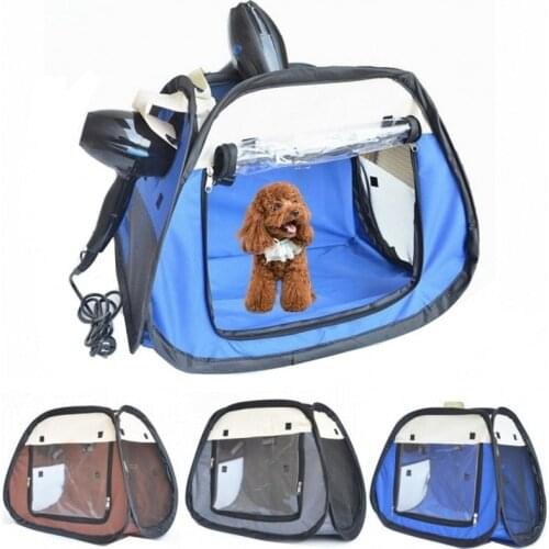 Foldable Pet Drying Cox For Dog Cat Bathing Cages Portable Small Dog Grooming House Car Bag Pet Dry Room Pet Drying Nests