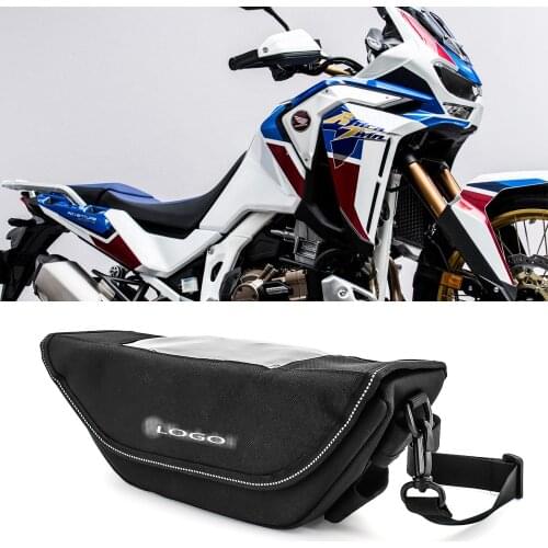 Modern waterproof motorcycle handlebar travel bag for HONDA CRF1000L CRF1100L Africa Twin Adventure Sport NC700X storage bag