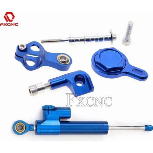 Motorcycle Steering Stabilizer Damper Mounting Kit Bracket Safety Control Reversed For Yamaha YZF R1 YZFR11998 1999 2000 2001