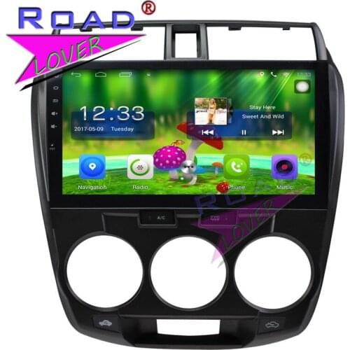 TOPNAVI Android 6.0 2G+32GB Quad Core 10.1" Car PC Head Unit Player For Honda City 2011 Stereo GPS Navigation Two Din Radio MP4