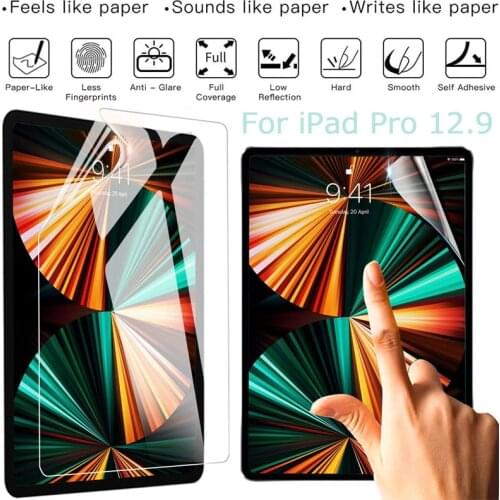 PET HD Ultra-thin Tablet Screen Protectors Film For iPad Pro 12.9 2021 2020 2018 Clear Soft Film For ipad Pro12.9 inch 2017 2015
