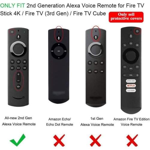 Protective Case 5.9 Inch Cover Silicone Sleeve Shockproof Stick Remote Control TV Anti-Slip Fire For Amazon Replacement 4K L0E6