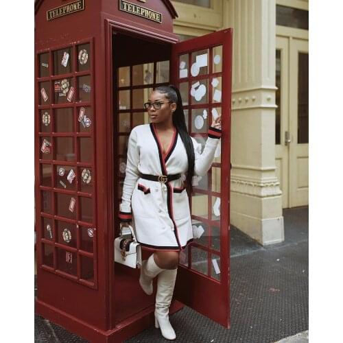 2020 women fashion Elegant and elegant V-neck pocket special design coat office lady fashion women jacket top