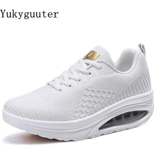 Dance Shoes Woman Ladies Modern Soft Outsole Jazz Sneakers Knit Upper Breathable Lightweight Female Dancing Fitness Shoes Sport