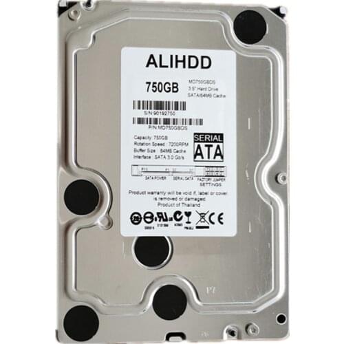 750GB SATA 3.5inch 7200RPM 64MB Enterprise Grade Security CCTV Hard Drive Warranty for 1-year