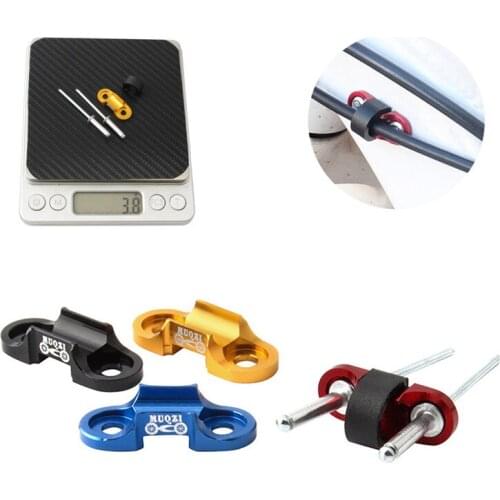 1pc Bicycle Frame Line Pipe Seat Aluminum Alloy Pipe clamp Clip Bicycle Accessories