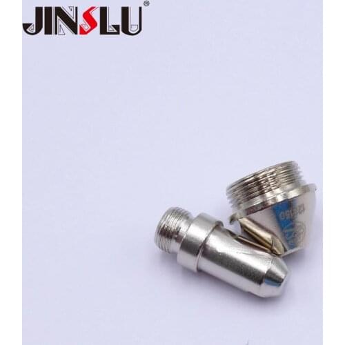 10 tip + 10 electrode XF-120H HF Pilot Arc CNC Torch Huayuan Plasma Cutting Machine Cutter LGK-100 LGK-120 IGBT M10 Connection