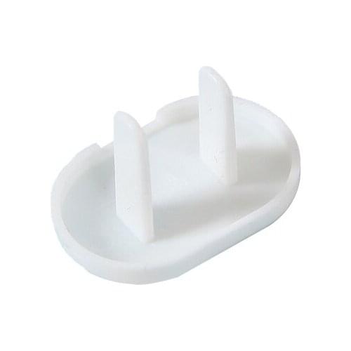 24pcs/lot White plastic outlet protection outlet cover child safety protection against electric plastic plug Two Sides