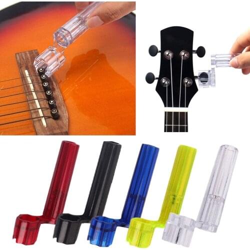 Acoustic Folk Guitar Plastic Bridge Pin Strings Winder Nut Saddle Parts Set Acoustic Plastic Guitar Accessories