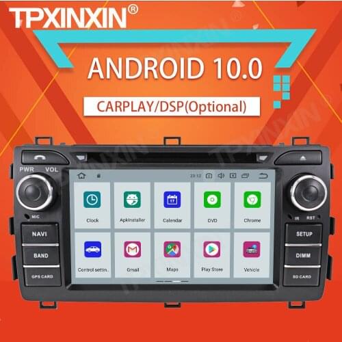 4+64G For Toyota Auris 2013-2015 Android Stereo Car Radio Tape Recorder Multimedia Video Player GPS WIFI Navigation HeadUnit DVD