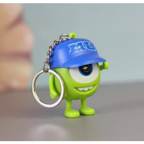 IVYYE 1PCS Sulley Mike Fashion Anime Action Figure Model PVC Collection Cartoon Figures Luminous Toys Keychain Unisex Gifts