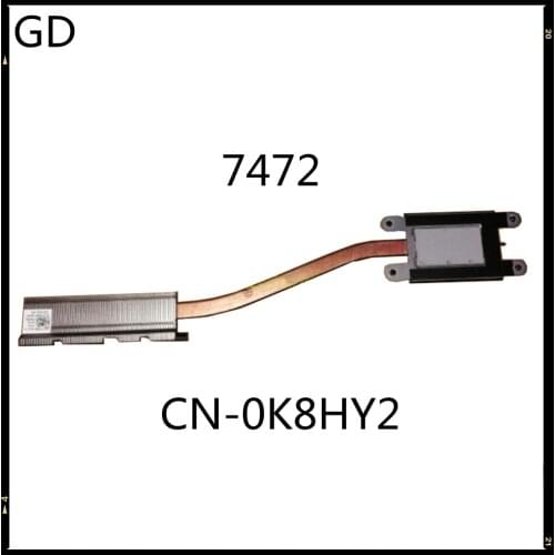 GD NEW Original For DELL Inspiron 7472 Laptop Cooling Heatsink CN-0K8HY2 0K8HY2 K8HY2 Full Tested Fast Shipping