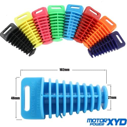 Wash Plug Silencer Muffler Exhaust Pipe Fit For Dirt Pit ATV Bike 2 or 4 Stroke Silencer Kawasaki Yamaha BMW Honda